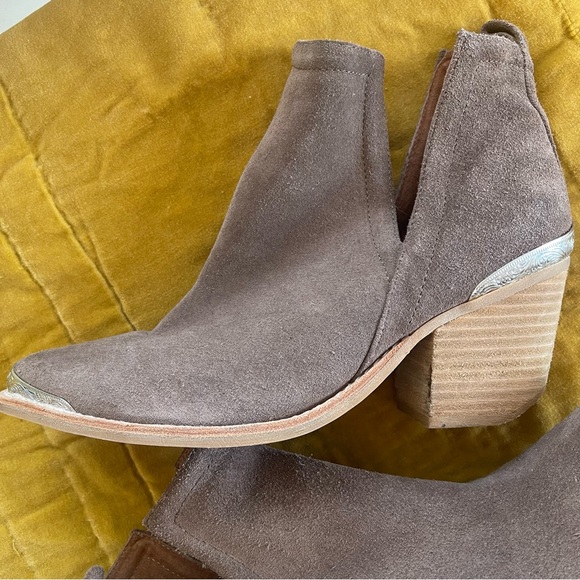 Jeffrey Campbell Cromwell Suede Western Booties - Picture 8 of 14
